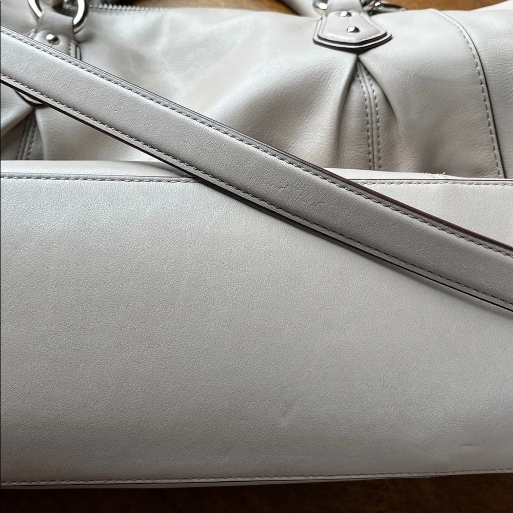 Coach Colette Shoulder Satchel f33806 Gray Birch - Picture 16 of 16